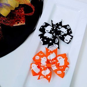 Halloween Hair Bows Hair Clips Ghost